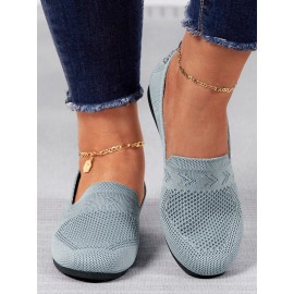 Women's Breathable Mesh Fabric Flat Shoes